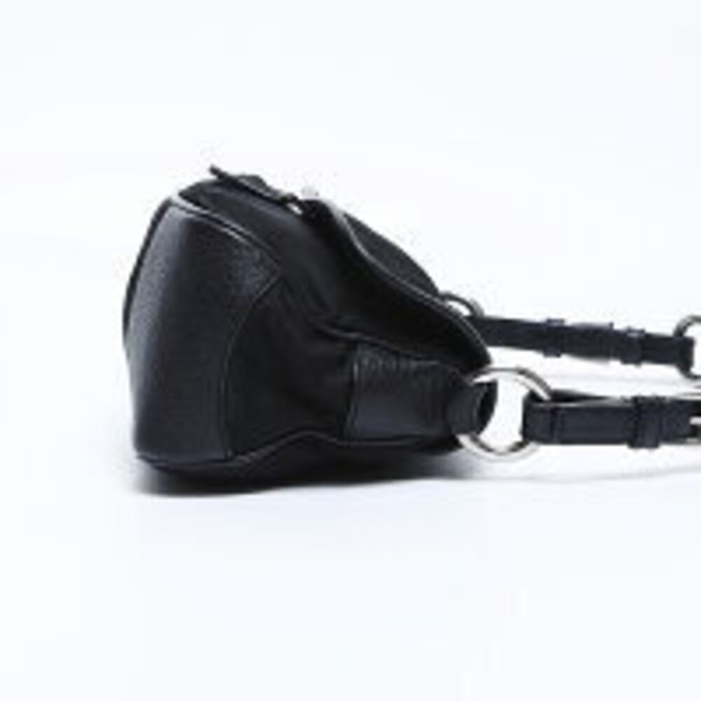 Prada Triangle One Shoulder Hobo Bag Black - Picture 5 of 13